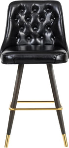 Portnoy Black Faux Leather Counter/Bar Stool