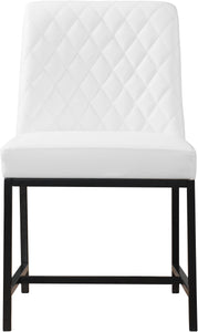 Bryce White Faux Leather Dining Chair