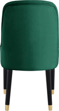 Load image into Gallery viewer, Omni Green Velvet Dining Chair
