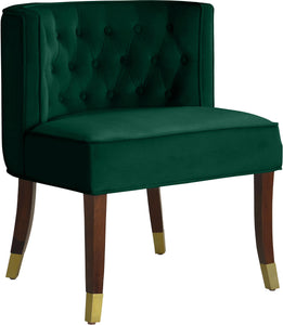 Perry Green Velvet Dining Chair