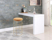 Load image into Gallery viewer, Rebar Mango Velvet Bar Stool
