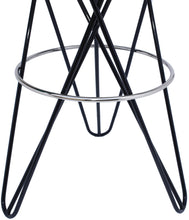 Load image into Gallery viewer, Mercury Black / Silver Bar Stool
