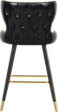 Load image into Gallery viewer, Hendrix Black Faux Leather Counter/Bar Stool
