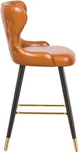 Load image into Gallery viewer, Hendrix Cognac Faux Leather Counter/Bar Stool
