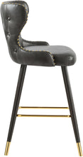 Load image into Gallery viewer, Hendrix Grey Faux Leather Counter/Bar Stool
