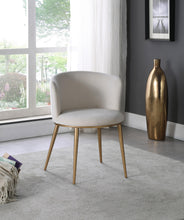 Load image into Gallery viewer, Skylar Cream Velvet Dining Chair
