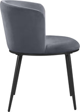 Load image into Gallery viewer, Skylar Grey Velvet Dining Chair
