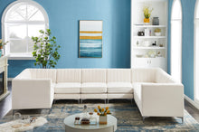 Load image into Gallery viewer, Alina Cream Velvet Modular Sectional
