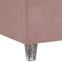Load image into Gallery viewer, Candace Pink Velvet Queen Bed
