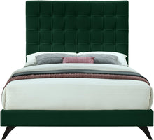 Load image into Gallery viewer, Elly Green Velvet King Bed

