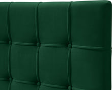 Load image into Gallery viewer, Elly Green Velvet King Bed

