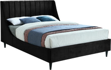 Load image into Gallery viewer, Eva Black Velvet King Bed

