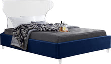 Load image into Gallery viewer, Ghost Navy Velvet King Bed image
