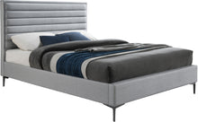 Load image into Gallery viewer, Hunter Grey Linen Queen Bed
