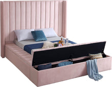 Load image into Gallery viewer, Kiki Pink Velvet Full Bed (3 Boxes)
