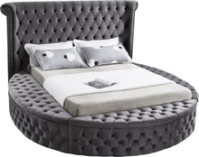 Load image into Gallery viewer, Luxus Grey Velvet Full Bed (3 Boxes)
