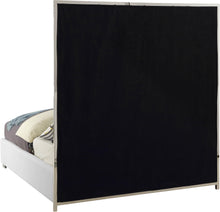 Load image into Gallery viewer, Milan White Faux Leather Queen Bed
