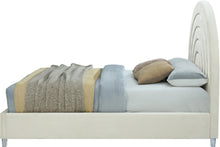 Load image into Gallery viewer, Rainbow Cream Velvet Queen Bed
