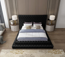 Load image into Gallery viewer, Revel Black Velvet Queen Bed (3 Boxes)
