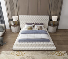 Load image into Gallery viewer, Revel Cream Velvet King Bed (3 Boxes)

