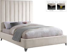 Load image into Gallery viewer, Via Cream Velvet King Bed
