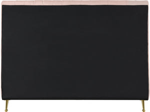 Zara Pink Velvet Full Bed (3 Boxes)