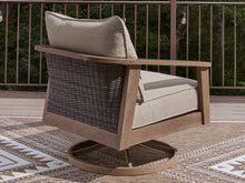 Load image into Gallery viewer, Harmony Headlands Outdoor Swivel Lounge with Cushion
