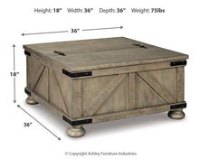 Load image into Gallery viewer, Aldwin Coffee Table With Storage
