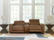 Load image into Gallery viewer, Magic Man Power Reclining Sectional Loveseat with Console
