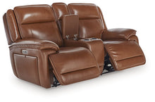 Load image into Gallery viewer, Healy Pier Power Reclining Loveseat with Console
