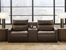 Load image into Gallery viewer, ModZ Power Reclining Sectional Loveseat with Audio Console
