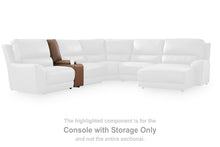 Load image into Gallery viewer, DeepWakes Reclining Sectional with Storage Console
