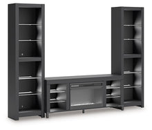 Load image into Gallery viewer, Cayberry Entertainment Center with Electric Fireplace
