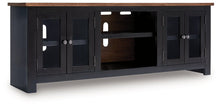 Load image into Gallery viewer, Wildenauer 76&quot; TV Stand with Electric Fireplace

