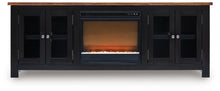 Load image into Gallery viewer, Wildenauer 76&quot; TV Stand with Electric Fireplace
