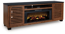 Load image into Gallery viewer, Kallari 84&quot; TV Stand with Electric Fireplace
