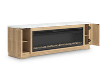 Load image into Gallery viewer, Camdill 80&quot; TV Stand with Electric Fireplace
