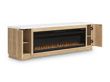 Load image into Gallery viewer, Camdill 80&quot; TV Stand with Electric Fireplace
