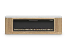 Load image into Gallery viewer, Camdill 80&quot; TV Stand with Electric Fireplace
