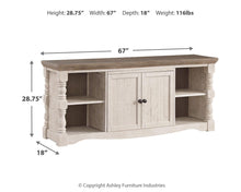 Load image into Gallery viewer, Havalance 67" TV Stand
