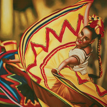 Load image into Gallery viewer, Danza Folklorica Printed Canvas Painting
