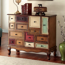 Load image into Gallery viewer, DESREE Multi/Antique Walnut Accent Chest image
