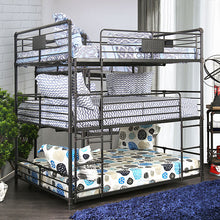 Load image into Gallery viewer, Olga I Antique Black Full/Full Bunk Bed
