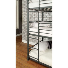 Load image into Gallery viewer, Olga I Antique Black Full/Full Bunk Bed
