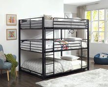 Load image into Gallery viewer, Olga I Antique Black Full/Full Bunk Bed
