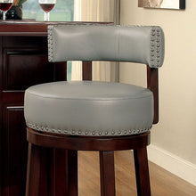 Load image into Gallery viewer, SHIRLEY Dark Oak/Gray 24&quot; Bar Stool image
