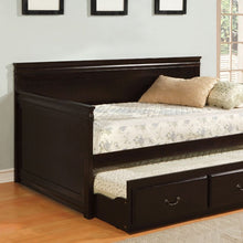 Load image into Gallery viewer, SAHARA Espresso Daybed w/ Twin Trundle, Espresso
