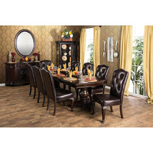 Load image into Gallery viewer, Bellagio Brown Cherry Dining Table w/ 2 Leaves
