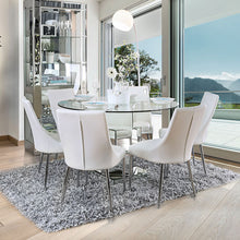 Load image into Gallery viewer, Izzy Chrome Round Dining Table
