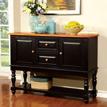 Load image into Gallery viewer, MAYVILLE Black/Antique Oak Server
